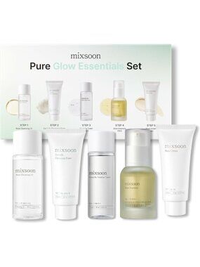 5-Step Hydrating Skincare Set - Travel Size Essentials for Glass Skin Glow